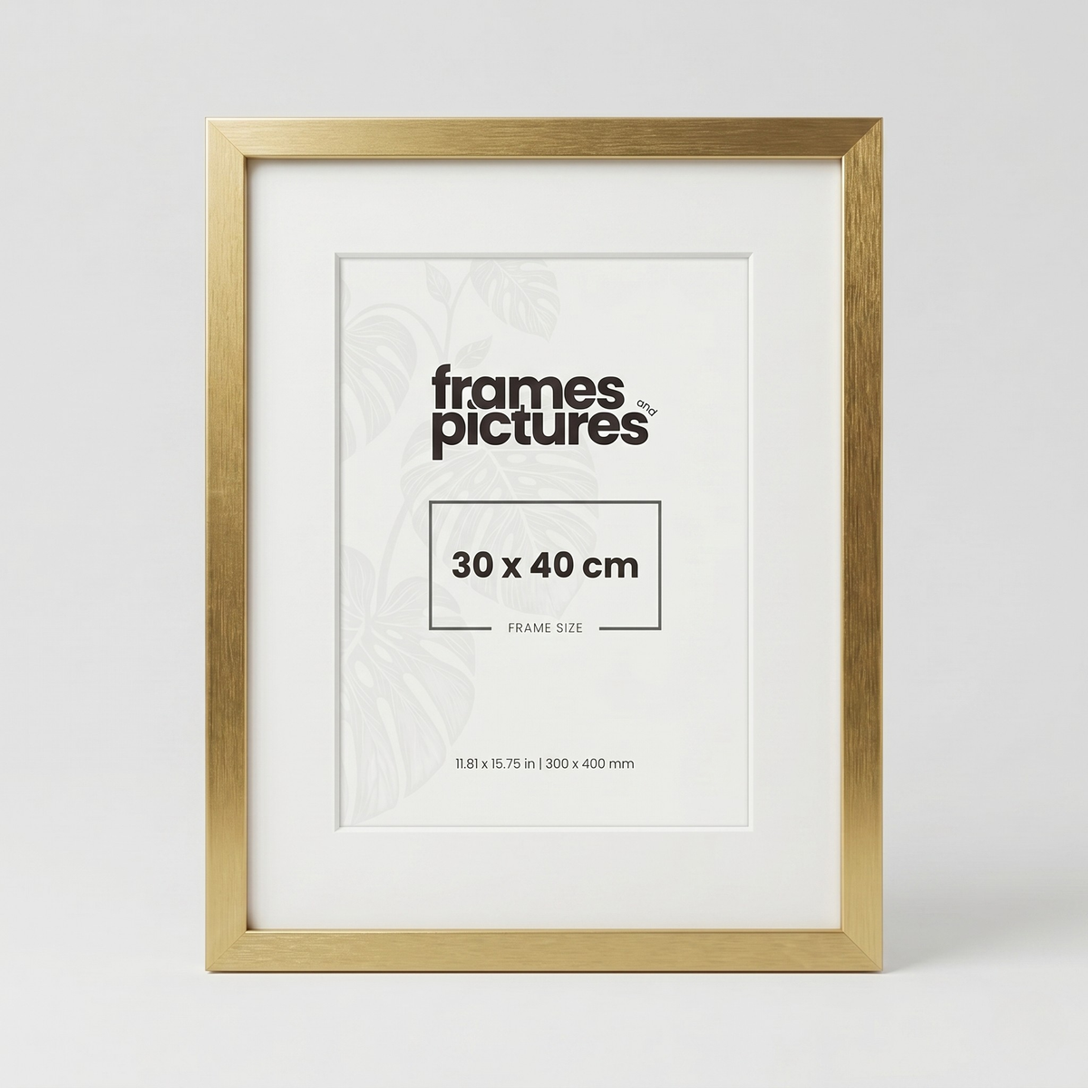 30x40 Frame With Aperture - Gold